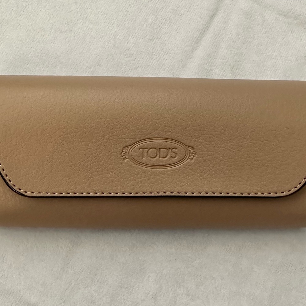 TODS Leather Sunglass Case